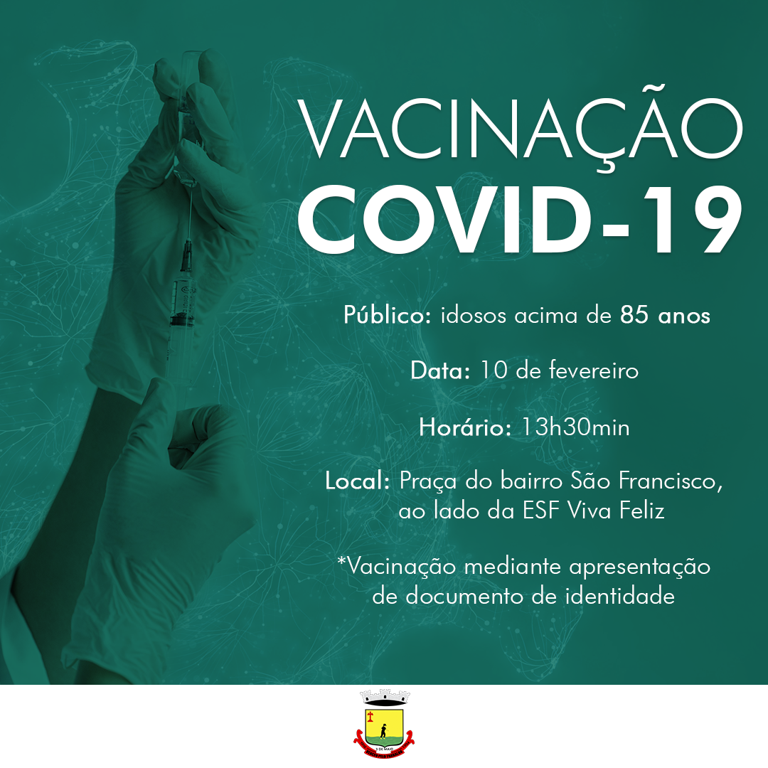 DRIVE-THRU DE VACINAÇÃO CONTRA A COVID-19 OCORRE AMANHÃ